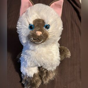 Build A Bear Promise Pets Siamese Himalayan Cat Plush Toy Stuffed Animal 12”